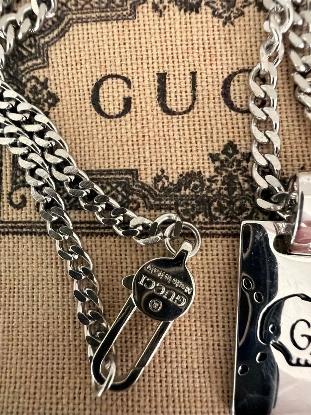 Gucci silver tone